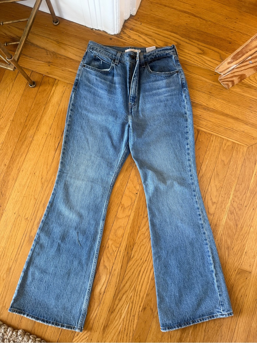 Women’s Blue Flared Jeans